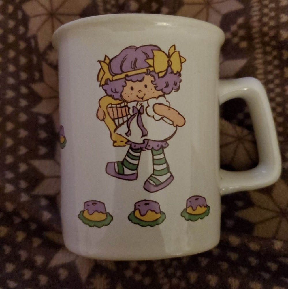 Rare Angel Cake vintage mug Strawberry Shortcake character